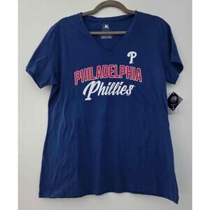 Philadelphia Phillies Women’s V-Neck /Official MLB Genuine Merchandise (L) NWT